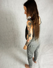 Load image into Gallery viewer, long hair kundalini yoga energy magnetic field jumpsuit kundalini yoga